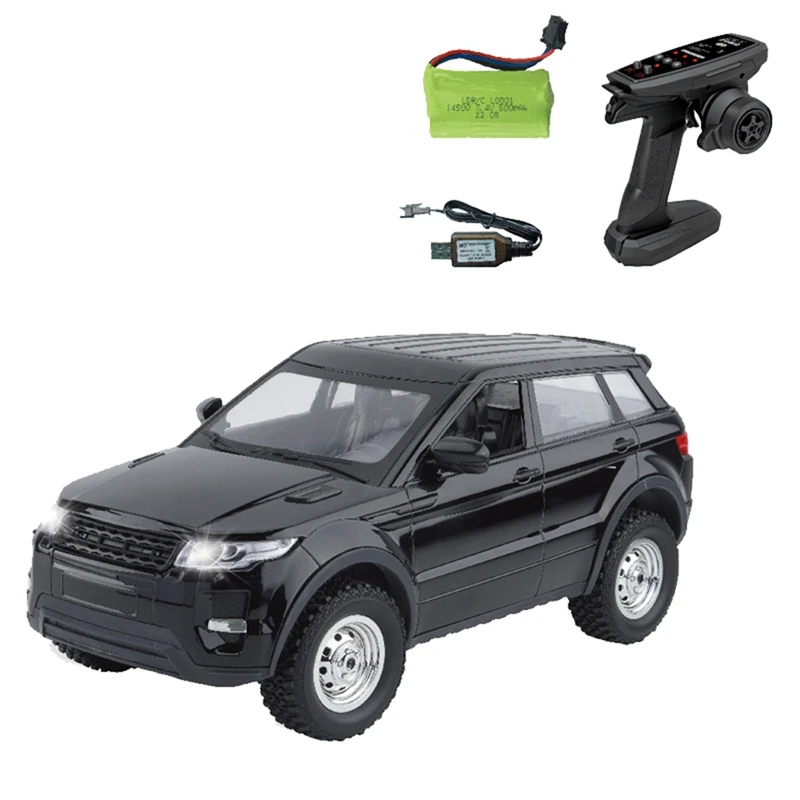 LDRC LD1299 1/14 RC Drift Car 2.4G 4WD RC Car With LED Lights Rechargeable Off-Road Truck Spare Parts Accessories Black