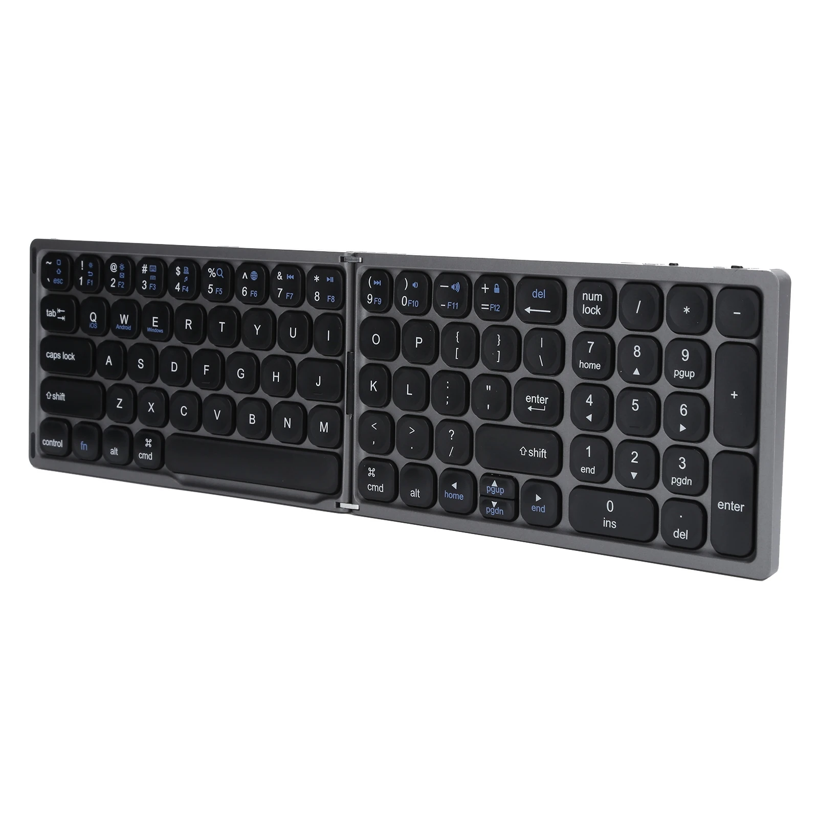 Portable Folding Bluetooth Keyboard Wireless Ultrathin Computer Keyboard Easy to Use for IOS Android Windows Computer Accessory