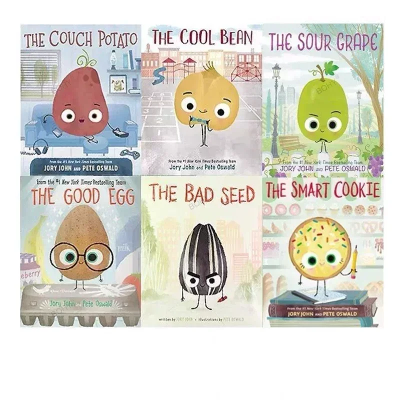 

The Smart Cookie Bad Seed 6 Books Good Egg Couch Potato Cool Bean English Picture Book Storybook Children Kids Reading Educatio