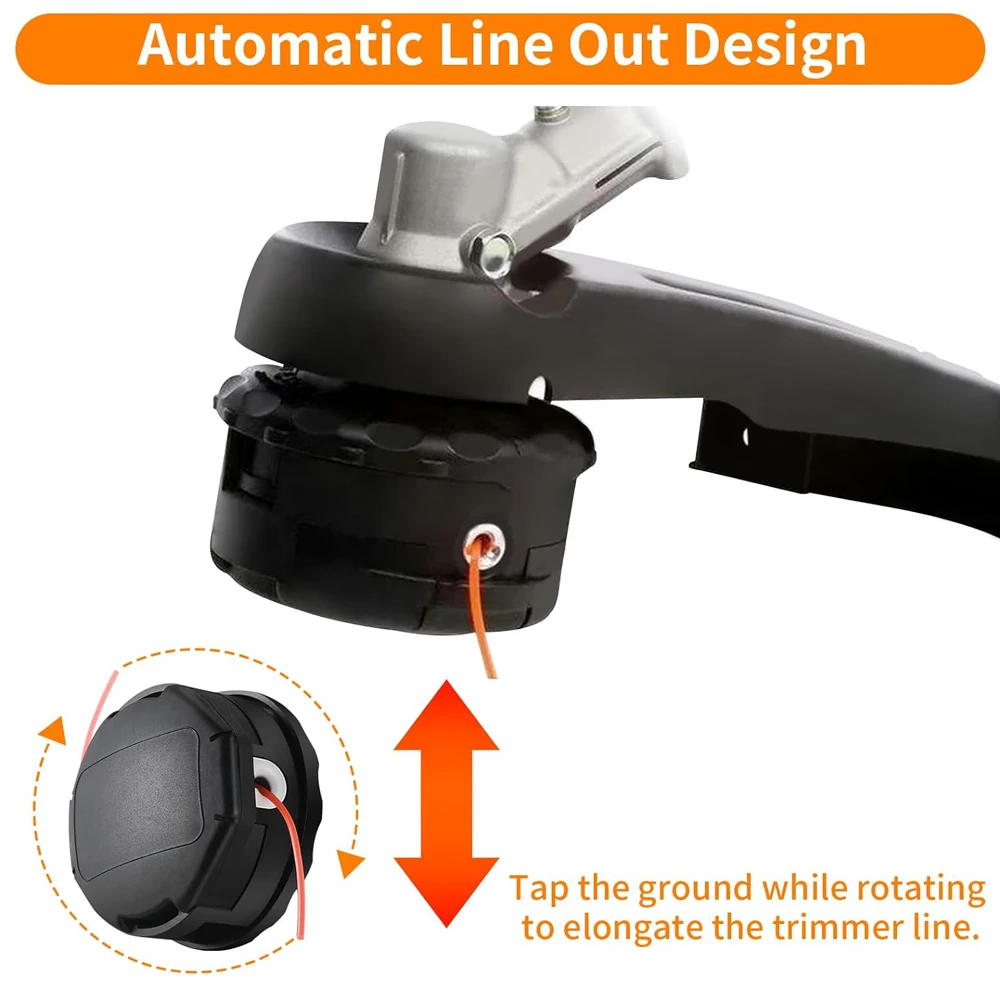 Cabezal de corte Universal Compatible con Echo Speed Feed 400, SRM225, SRM140, SRM202, SRM200, SRM210, PAS210, PAS211, PAS225