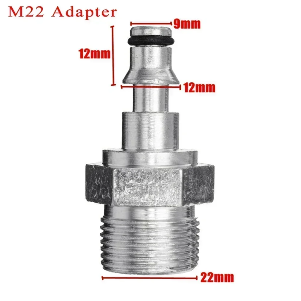 Wysokiej jakości adapter do opryskiwacza szybkozłączka wąż do myjki ciśnieniowej pasuje do adaptera M14/M22 do mocowania węża Lavor akcesoria