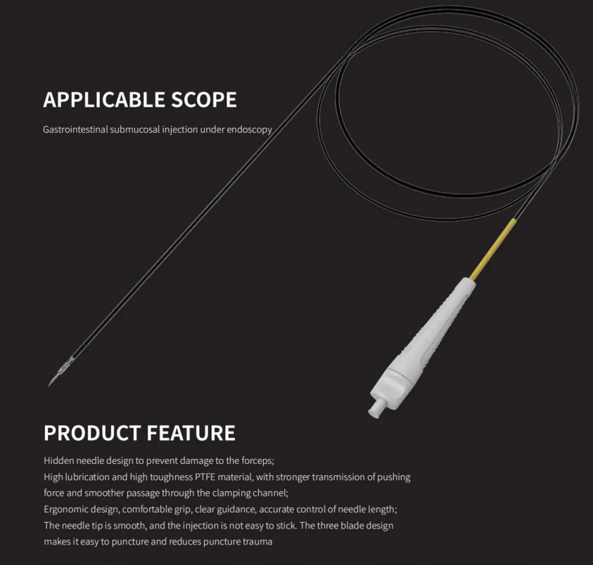 aksesoris endoskopi, JARUM INJEKSI ENDOSKOPIK SEKALI PAKAI