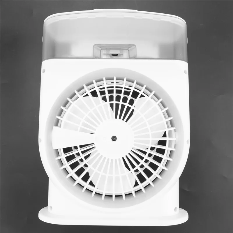 AF93-Air Conditioner Fan USB Personal Air Cooler Mini Humidifier Misting Fan With 7 Colors LED Lights Portable Fan