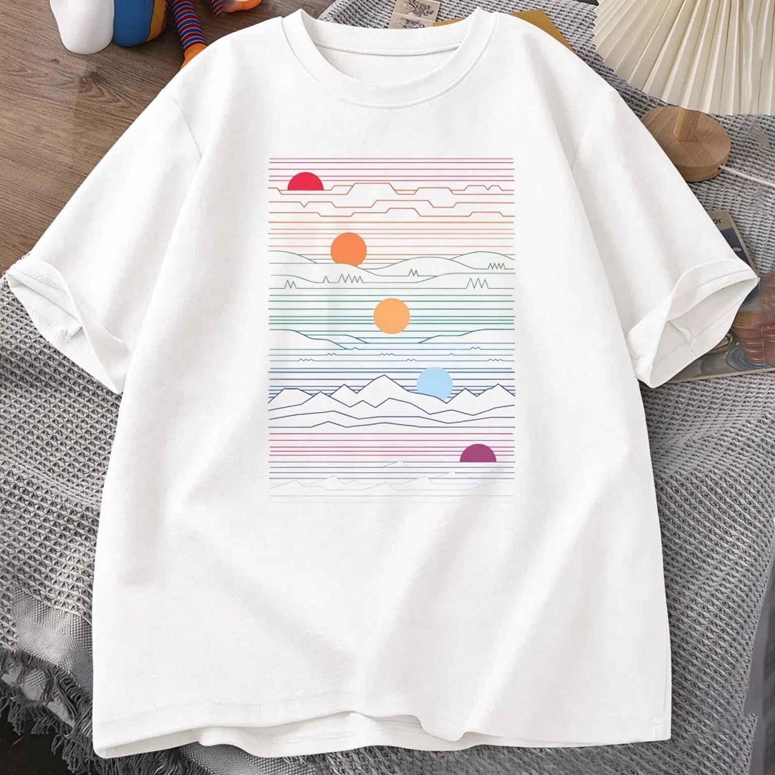 Many Lands Under One Sun T Shirt Men Women Fashion Short Sleeve Loose Basic T-shirts Cotton Tops Oversized Tee Unisex Clothes
