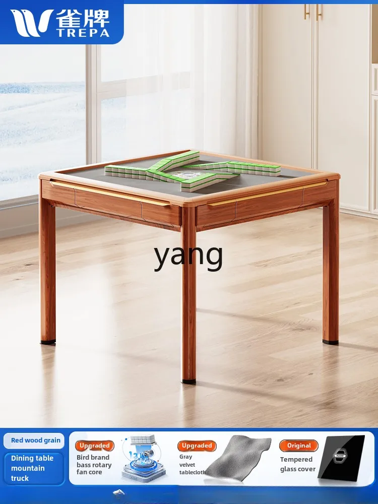 xyy roller coaster mahjong machine automatic dining table dual-purpose bass electric