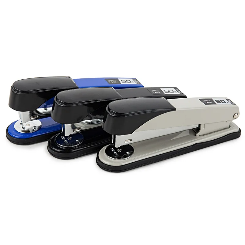 Heavy Duty Stapler for Student Office Use Self Ejecting Large Staple Gun Can Staple Up to 50 Sheets Paper Binding Tool Device