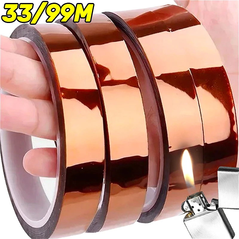 5-50mm Insulating Adhesive Tape High Temperature Resistant Heat BGA Kapton Polyimide Insulating Thermal Insulation Adhesive Tape