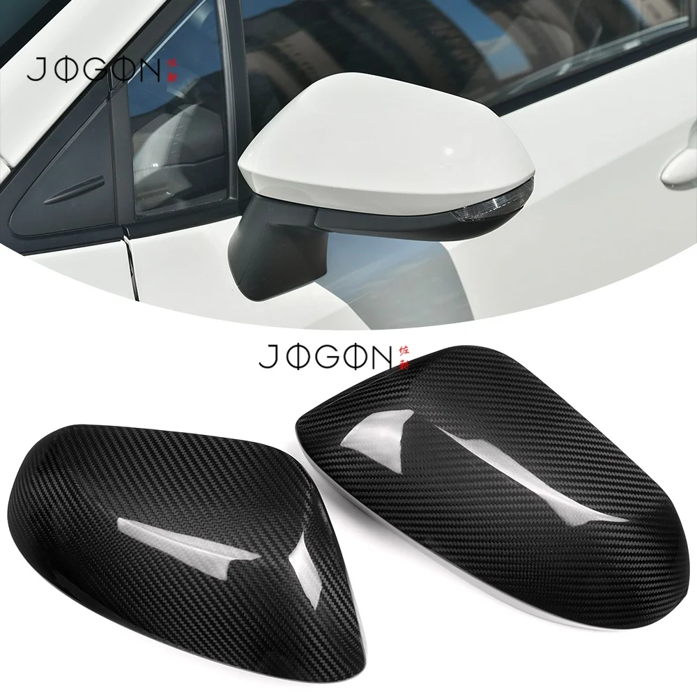 

For Toyota GR Yaris 2025 2026 Dry Carbon Car Exterior Door Handle Panel Side Wing Rearview Mirror Caps Cover Trim Accessories