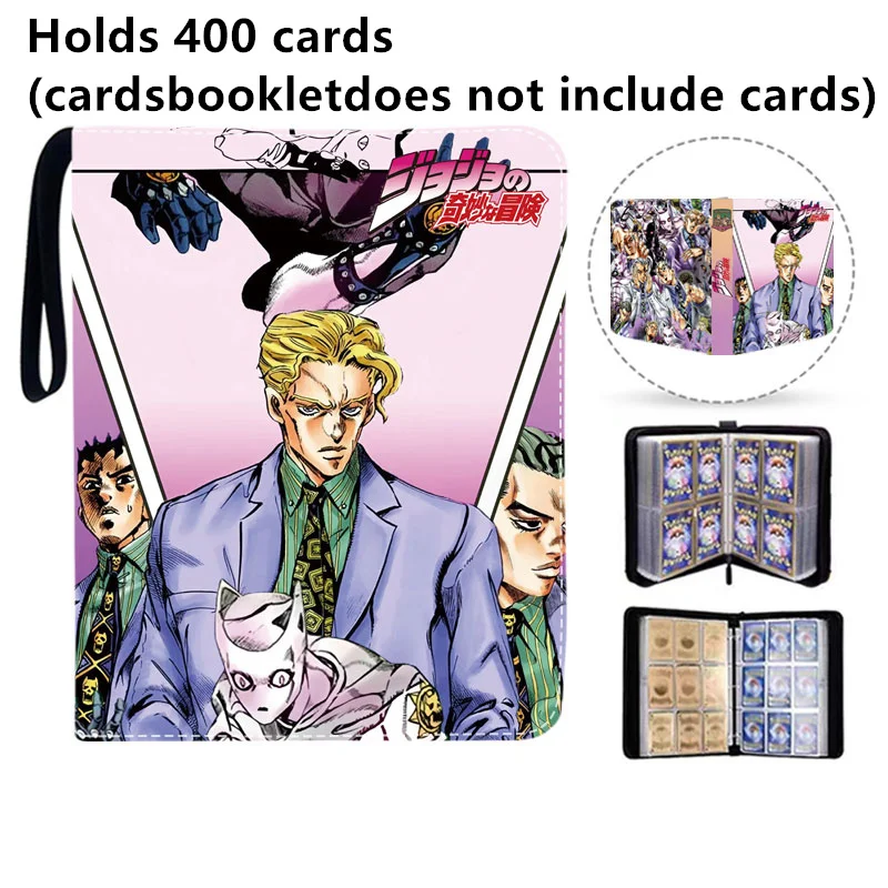 400pcs/900pcs Card Album Book Anime JoJo's Bizarre Adventure Collection Card Zipper Game Cards Binder Holder Kids Gift Toy - AliExpress 26 400pcs/900pcs Card Album Book Anime JoJo's Bizarre Adventure Collection Card Zipper Game Cards Binder Holder Kids Gift Toy - AliExpress 26
