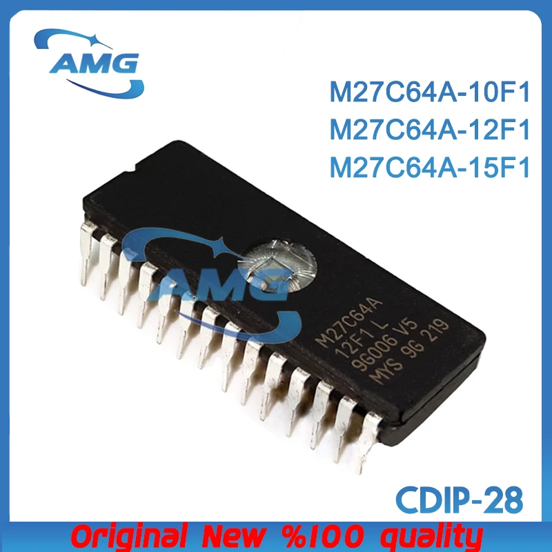 10pcs M27C64A-12F1 M27C64A-10F1 15F1 20F1 20F6 M27C64 27C64 M27C64A M27C64A-15F1 DIP-28 Storage IC In stP-28 Storage IC In Stock