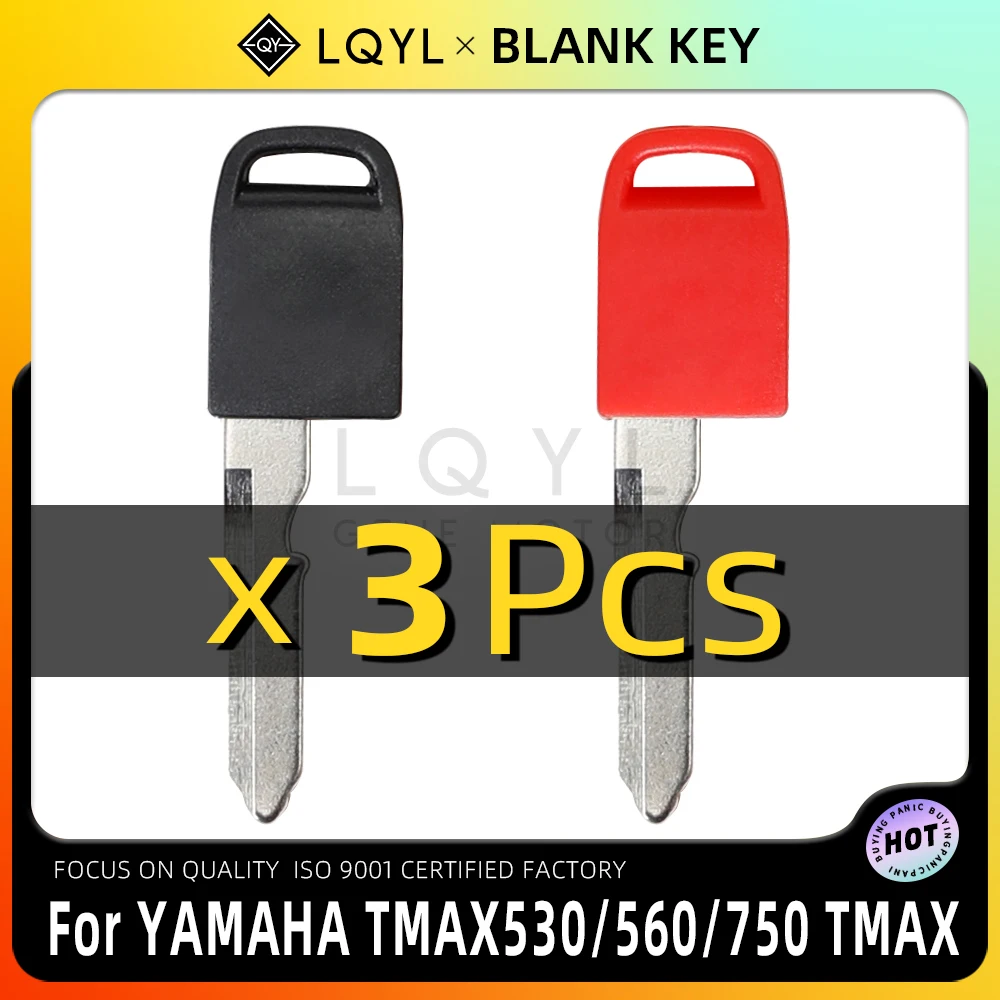 

LQYL 3 шт. пустой ключ для мотоцикла, замена необрезанных ключей T-M для YAMAHA T-MAX 530 TMAX 530 TMAX 560 AX750 2015 2016 2017 2018 2019-2023