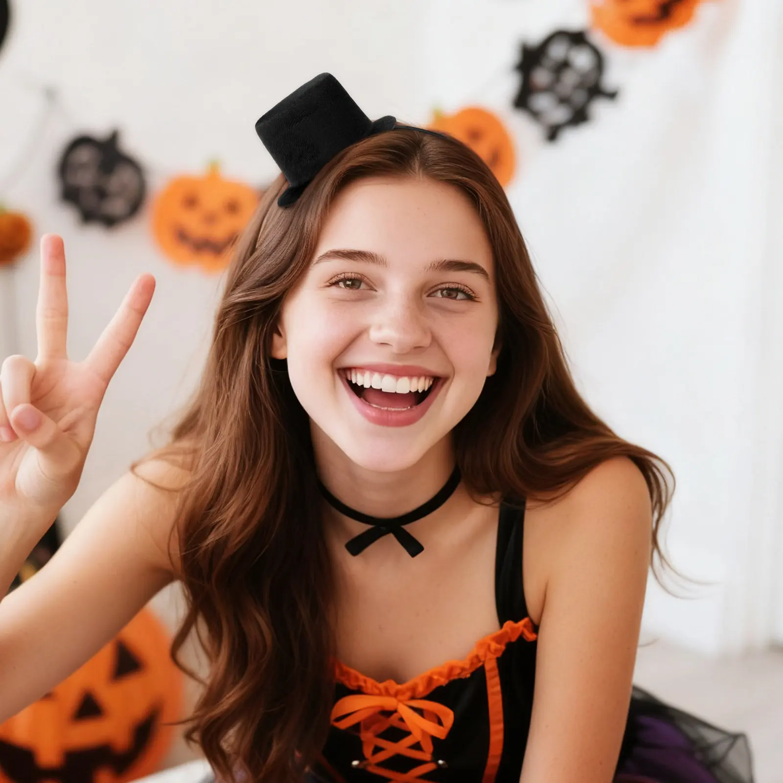 

Мини-ободок-федора универсального размера для свадьбы, карнавала, выпускного вечера, дня рождения, аксессуар для костюма, мини-ободок-федора, мини-ободок для волос в стиле ковбой