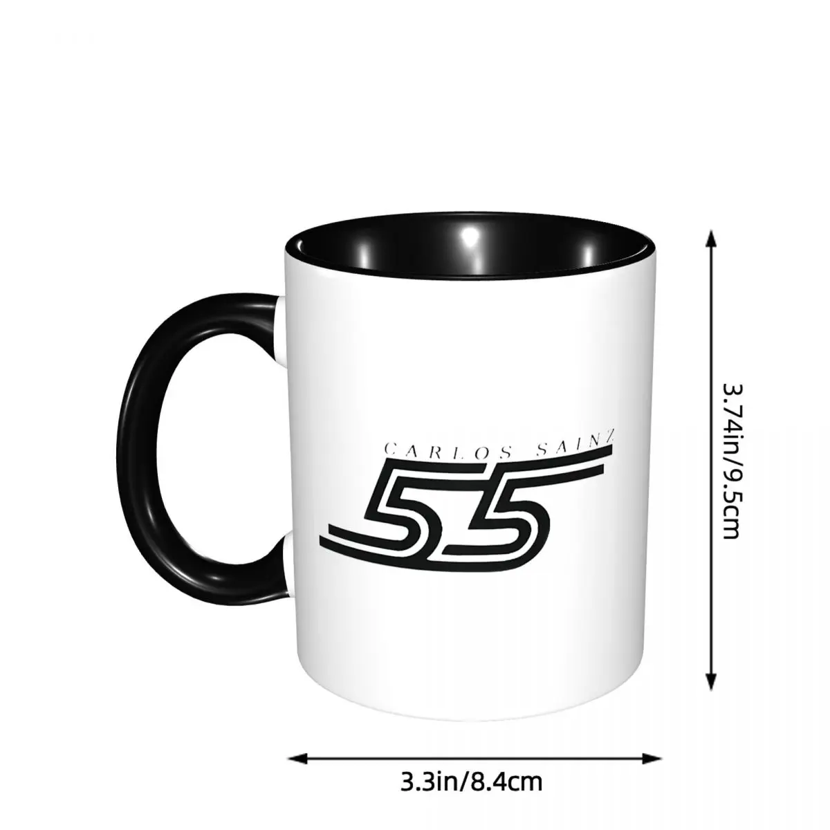 Carlos Sainz Jr F1 Mug Funny Ceramic Coffee Cups Tea Mugs Milk Cup Drinkware Gift for Friends