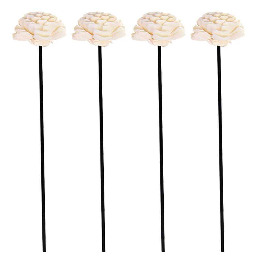 

4Pcs Scent Diffuser Sticks Rattan Aromatherapy Replacement Refill Sticks for Home Room Flower Fragrance Diffuser