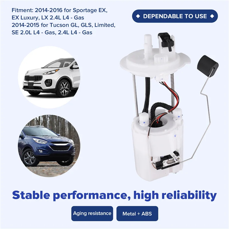 Bomba de combustível 2.0 2.4L 31110-2S500 31110-2S600 31110-2S510 311102S600 para Hyundai Tucson 2014-2015 Kia Sportage 2014-2016