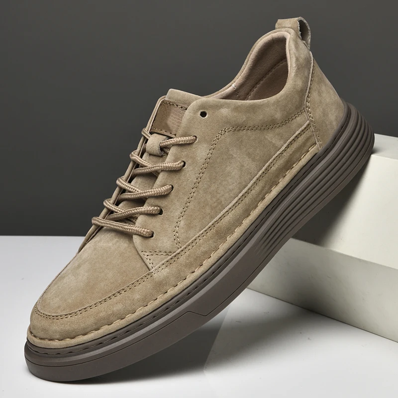 

Luxury Men Shoes Men Fashion Genuine Leather Casual Shoes Mens Sneakers Outdoor Walking Shoes Comfortable Men Business Footwear