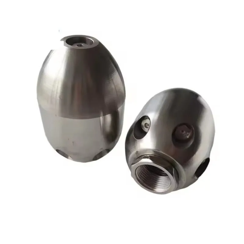 High Pressure rotating ceramic core sewer jetter drain cleaning nozzle for Cleaning Equipment Parts