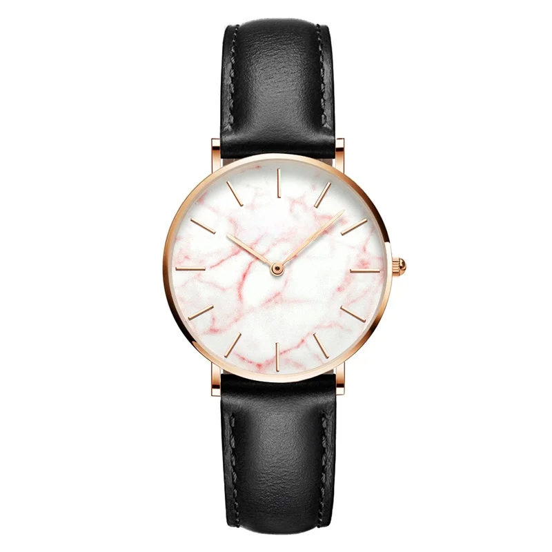 Rose Gold Women's Watch Casual Simple Japanese Movement Fashion Design Mesh Belt Waterproof Quartz Women Relojes