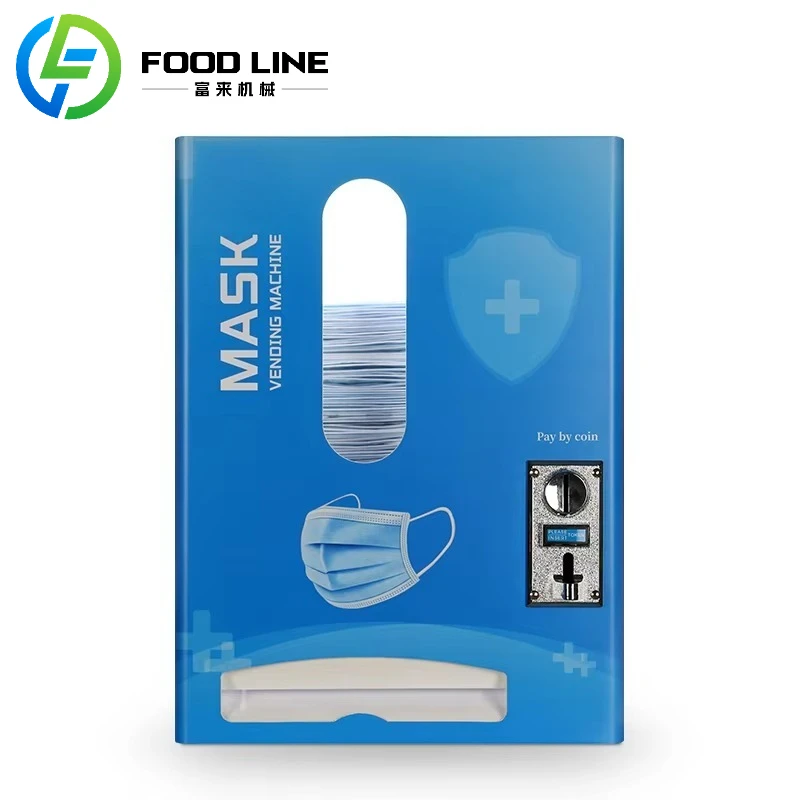 Customizable Small Mini Wall Mounted Coin Operated Facemask Face Masks Vending Machine Dispenser