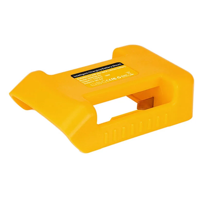 Power Tool Parts For Dewalt 18V 20V Li-ion Battery Belt Buckle Bracket Holder Adapter USB TypeC Charger DCB200 DCB205 Power Bank