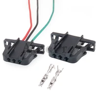 Conector de carcasa de plástico de repuesto para coche, arnés de cables de luces traseras automáticas, enchufe sin sellado para VW, 3 agujeros, 3B0972703, 1 Juego