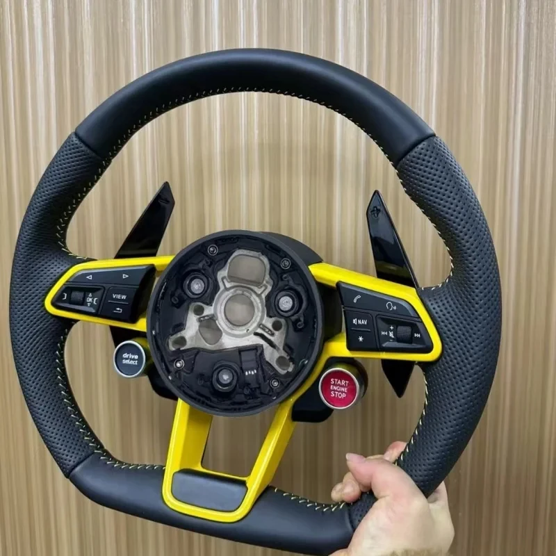 

Color Customized With Start and Stop Buttons Steering Wheel for B9 A3 A4 A5 S4 RS5 S3 S4 S5 A6 A7 A8