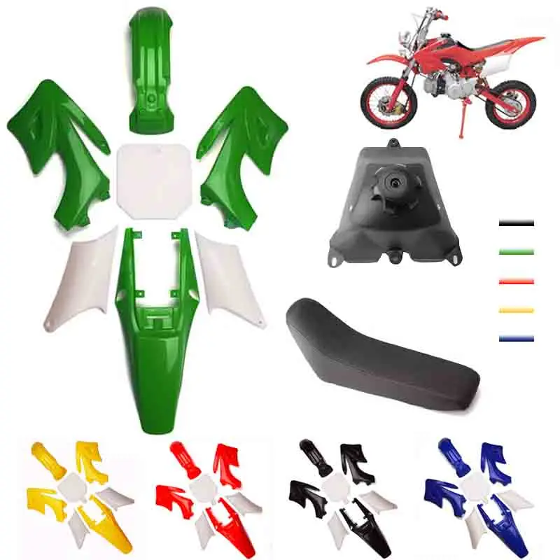 Plastic Cover Fairing Kits Mudguard Fenders Racer Seats Gas Fuel Tanks For APOLLO ORION 70CC 110CC 125CC 150CC DIRT BIKE Atomik