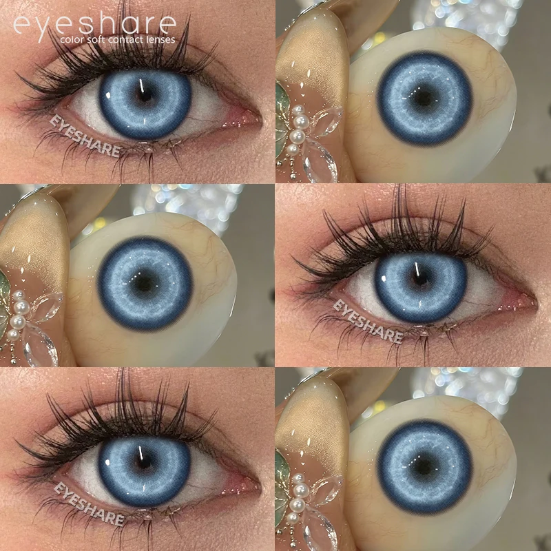 EYESHARE 1 Paar Rote Cosplay-Farbige Kontaktlinsen für Augen Verrücktes Halloween-Make-up Farbige Augenlinsen Anime-Zubehör – Detail 28
