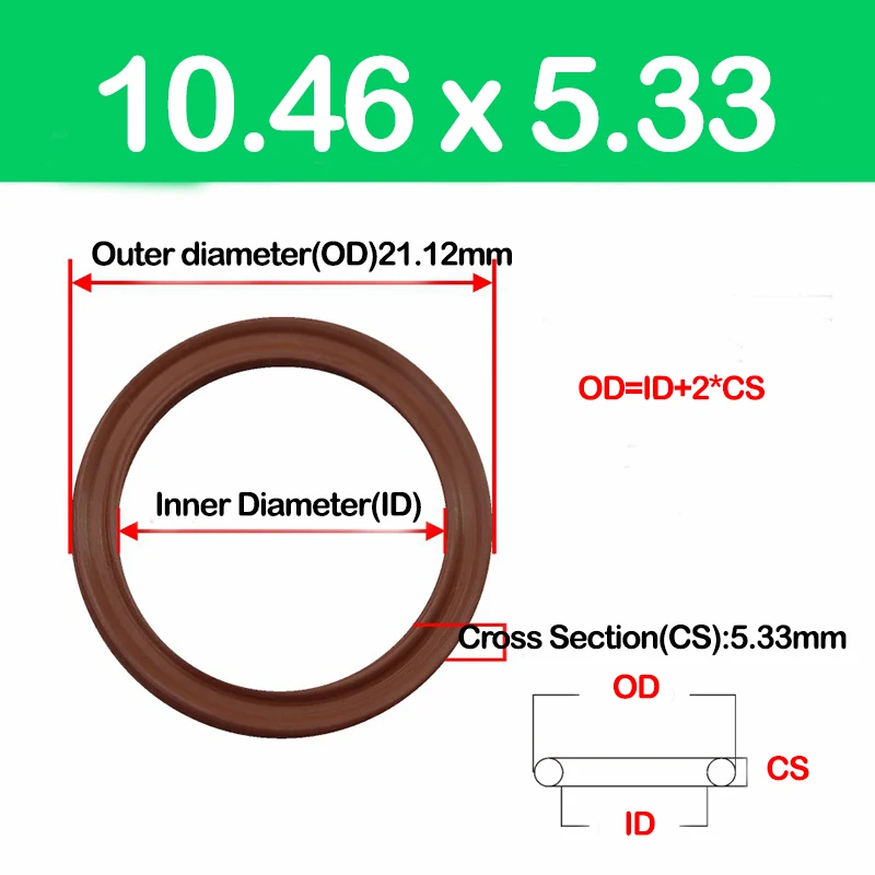 CS 5.3mm,FKM X-Ring,Four Lip Seal Ring,Fluoro Rubber,for Hydraulic Cylinders,Pistons,Piston Rods.Inner Diameter10.46-658.88mm