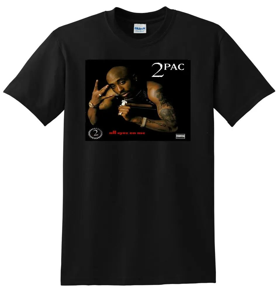 2 PAC T SHIRT 2pac tupac shakur all eyez on me vinyl cover SMALL MEDIUM LARGE XL