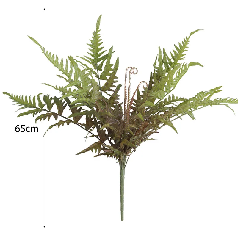 1 PCS Artificial Plastic Fern Green Plant Branch Leaves Home Garden Decoration Gift F964