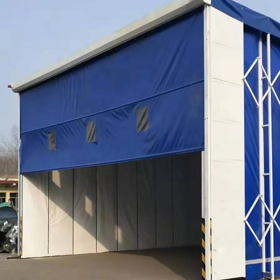 Superior Stable Operation Strong Flexibility 7m 9m 12m 15m 20m Industry Mobile Collapsible Retractable Spray Paint Booth