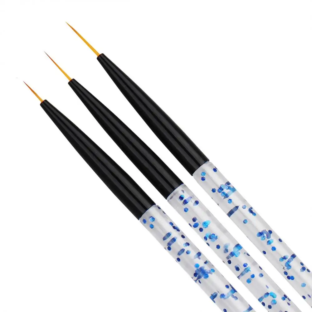 /Set Nail Art Liner Painting Pen Acrylic UV Gel Brushes Drawing Flower Line Grid French Design Manicure Tools