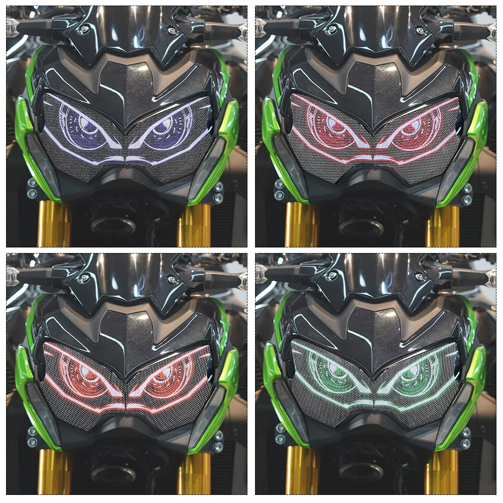 Suitable Fit for Z900 Z 900 2021-2023 protective sticker motorcycle accessories 3D front fairing headlight sticker view 2