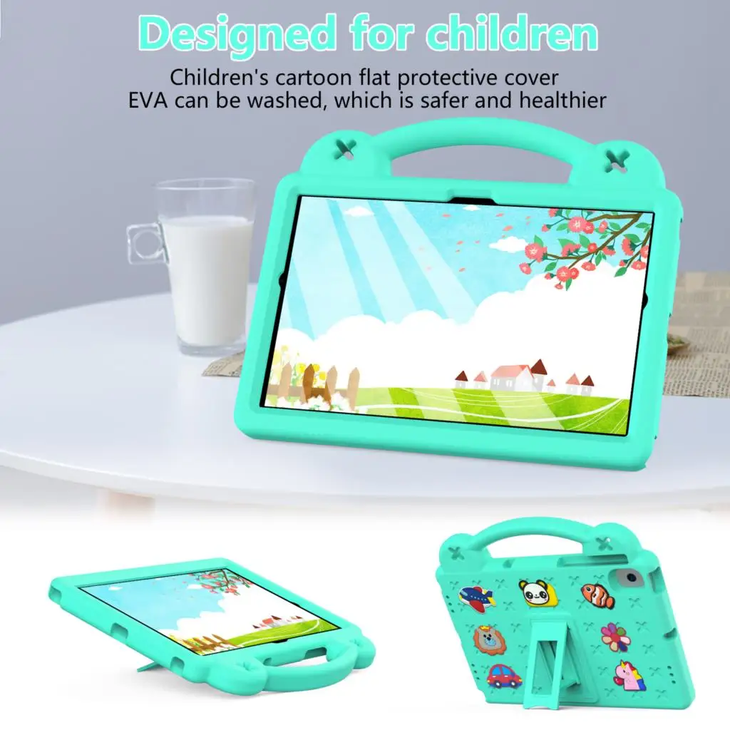 Kids EVA Safe Protector Stand Tablet Case For TCL Tab 8 LE 9137W WiFi 9132X 2023 8inch Handle Shockproof  Cover Protective Shell