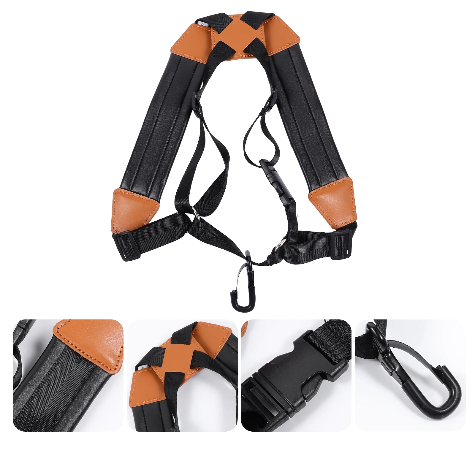 Waist Belt Saxophone Strap Harness Comfortable Black Shoulder Accessories Child