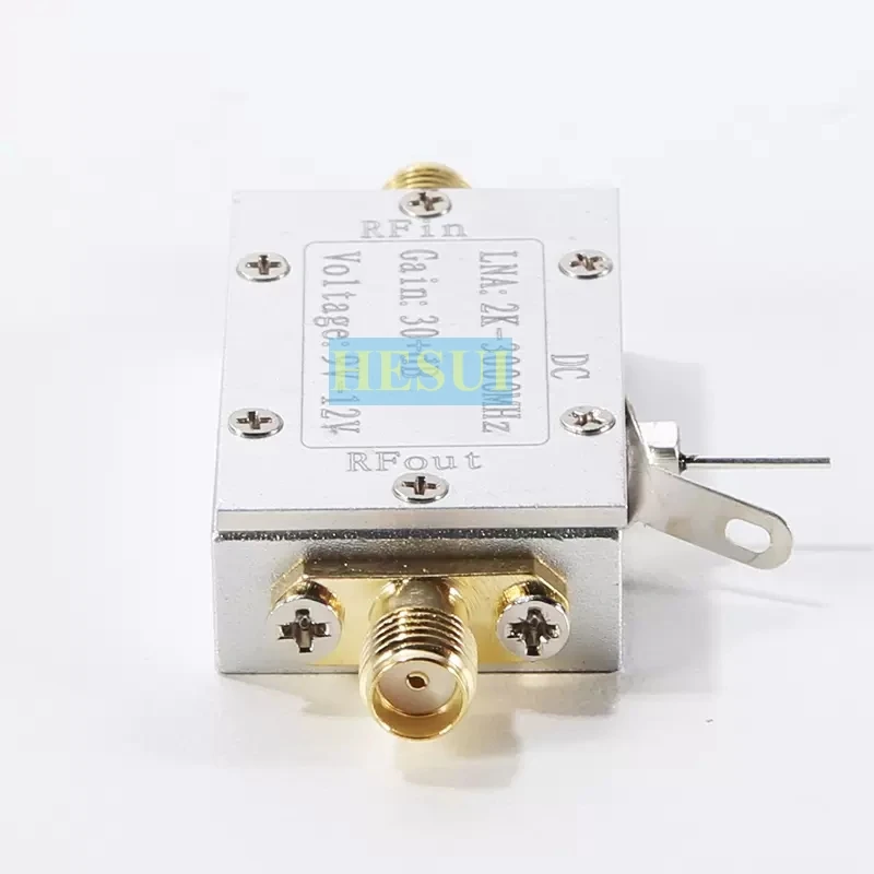 

10 дБм 32 дБ 2 кГц-3000 МГц 3 ГГц усилитель широкополосный модуль радиочастотного усилителя RF LNA плата модуля с ЧПУ Al Shield Shell