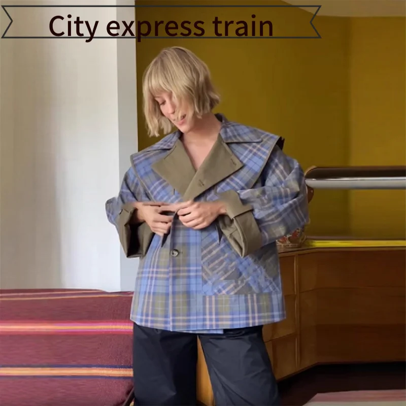 

Sli Belted Sweater Cardigan Slim Fit American Sle Autumn Winter Women's Faion Casual Windbreaker Coat with kets