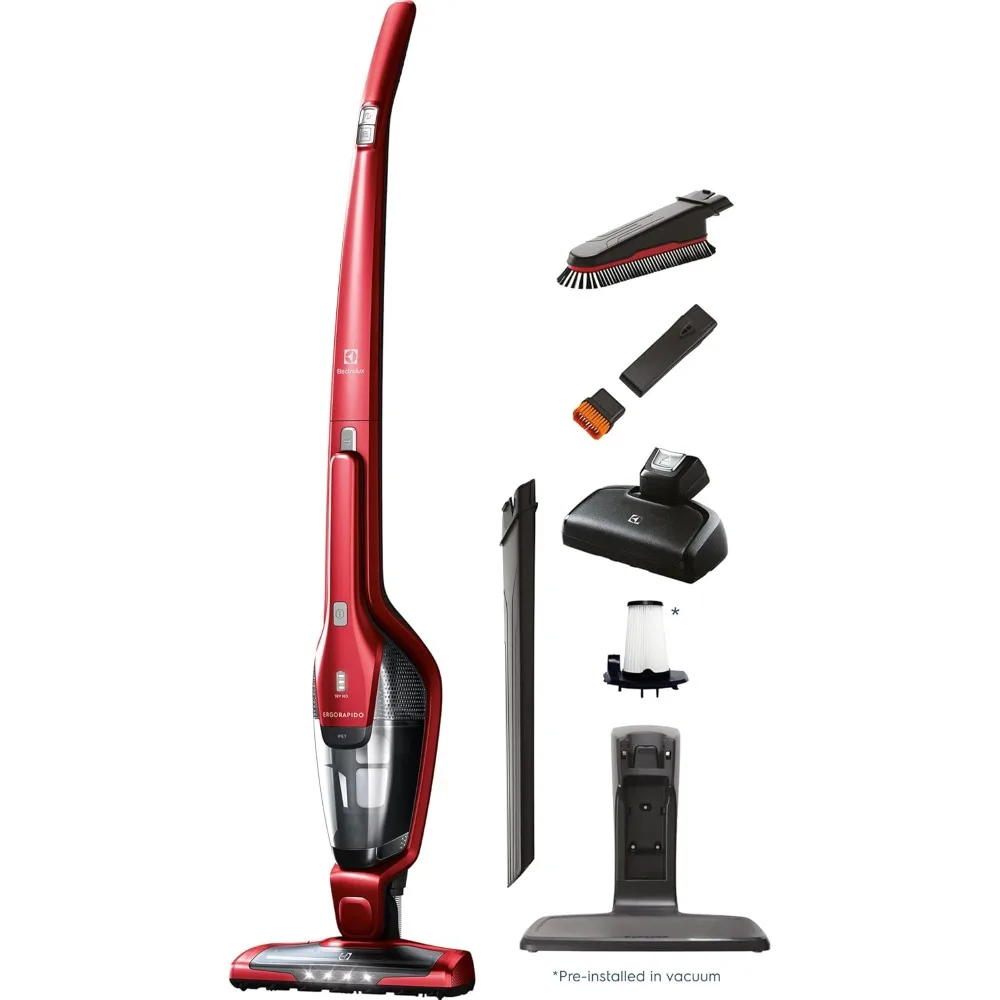 

Ergorapido Pet Cordless 2 in 1 Vacuum Cleaner Motorized Nozzle for Pet Hair Removal 48 Min Runtime