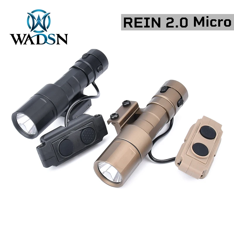 

WADSN REIN 2.0 Micro Kit 1000lm highpower Cloud Defensive Flashlight M600 M300 Rifle Weapon Scout Light Fit Hunting 20mm Rail