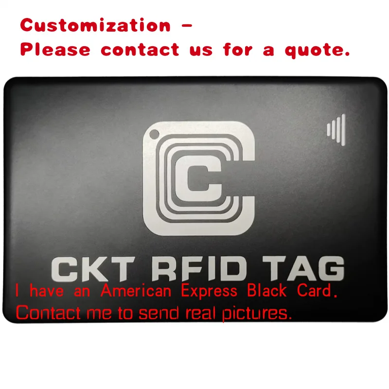 

custom.Customized Printed Black Metal NFC Access Control Card VIP Membership Access