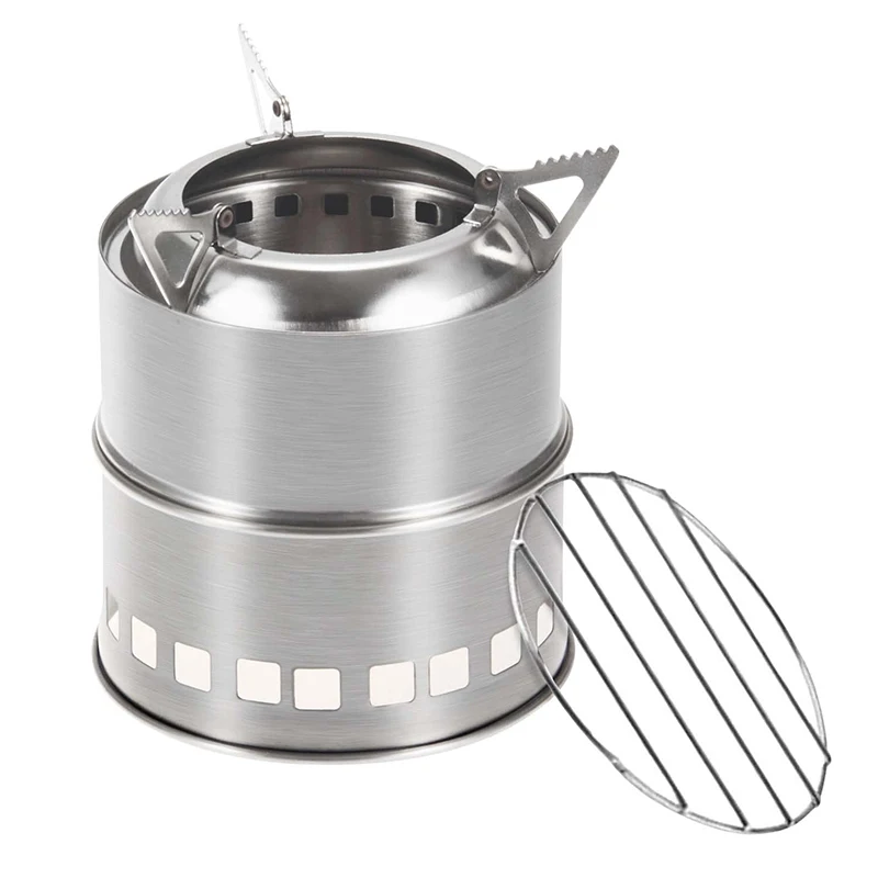 Stainless Steel Wood Carving Portable Camping Stove Stove Camping Stove