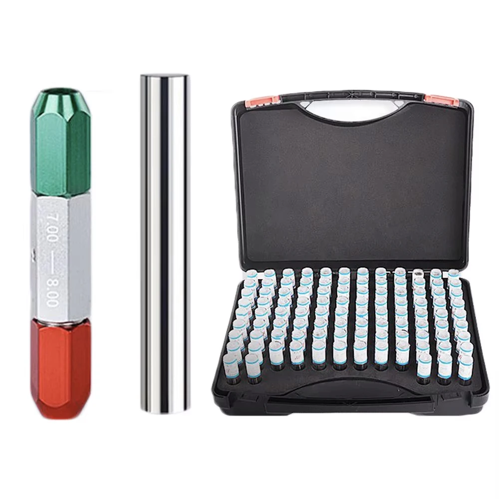 101pcs Step 0.01mm Precision Steel Pin Gauge 1.00-2.00mm 2-3/3-4/4-5/-5-6mm Smooth Plug Gauge Hole Gauge Set Pin Measuring Tool