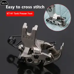 New 1Pc KT141 Industrial Flat Car Front Rear Interactive Presser Foot For Sewing Uneven Thick Fabric Sewing Machine Accessories