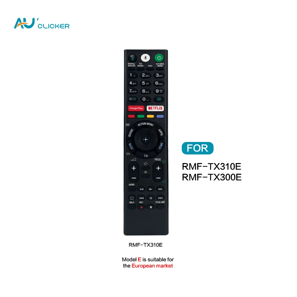 RMF-TX300E RMF-TX310E Voice TV Remote Control Replacement Bravia Series For Sony 4K Ultra HD Smart LED TV RMF-TX310U