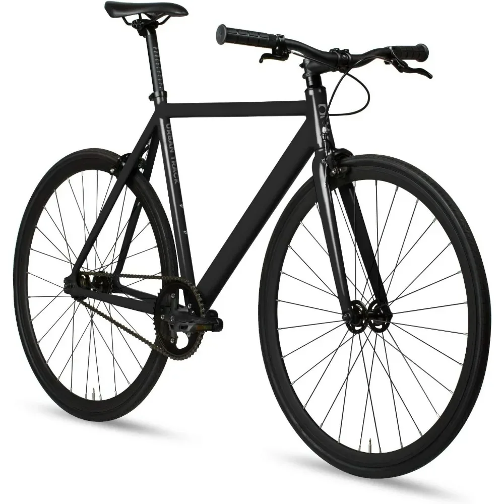 

Urban Track Bike Men's Single Speed Cycling Street Bike for Fitness And Commuting