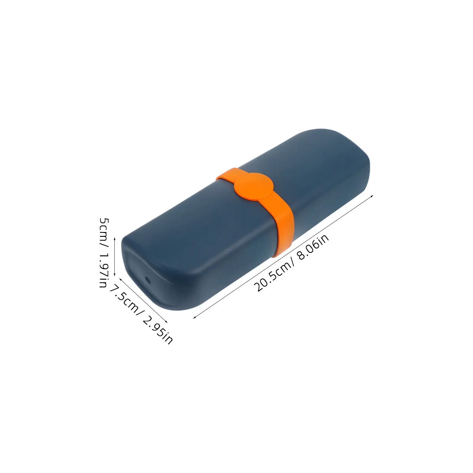 Travel Toothbrush Storage Box Portable Toothpaste Container Airtight Compact Lightweight for Bathroom Home Office Picnic