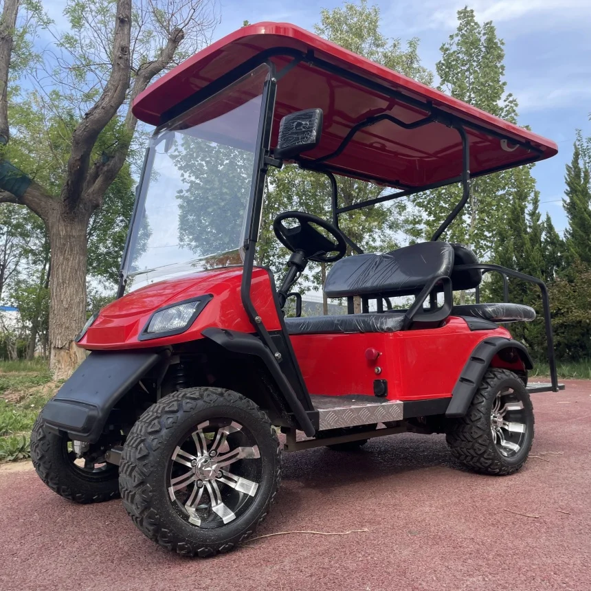 

New Double Swing Arm Independent Front Suspension Off-Road Hunting Golf Cart 48V 72V Sightseeing Club Electric Lift Golf Cart