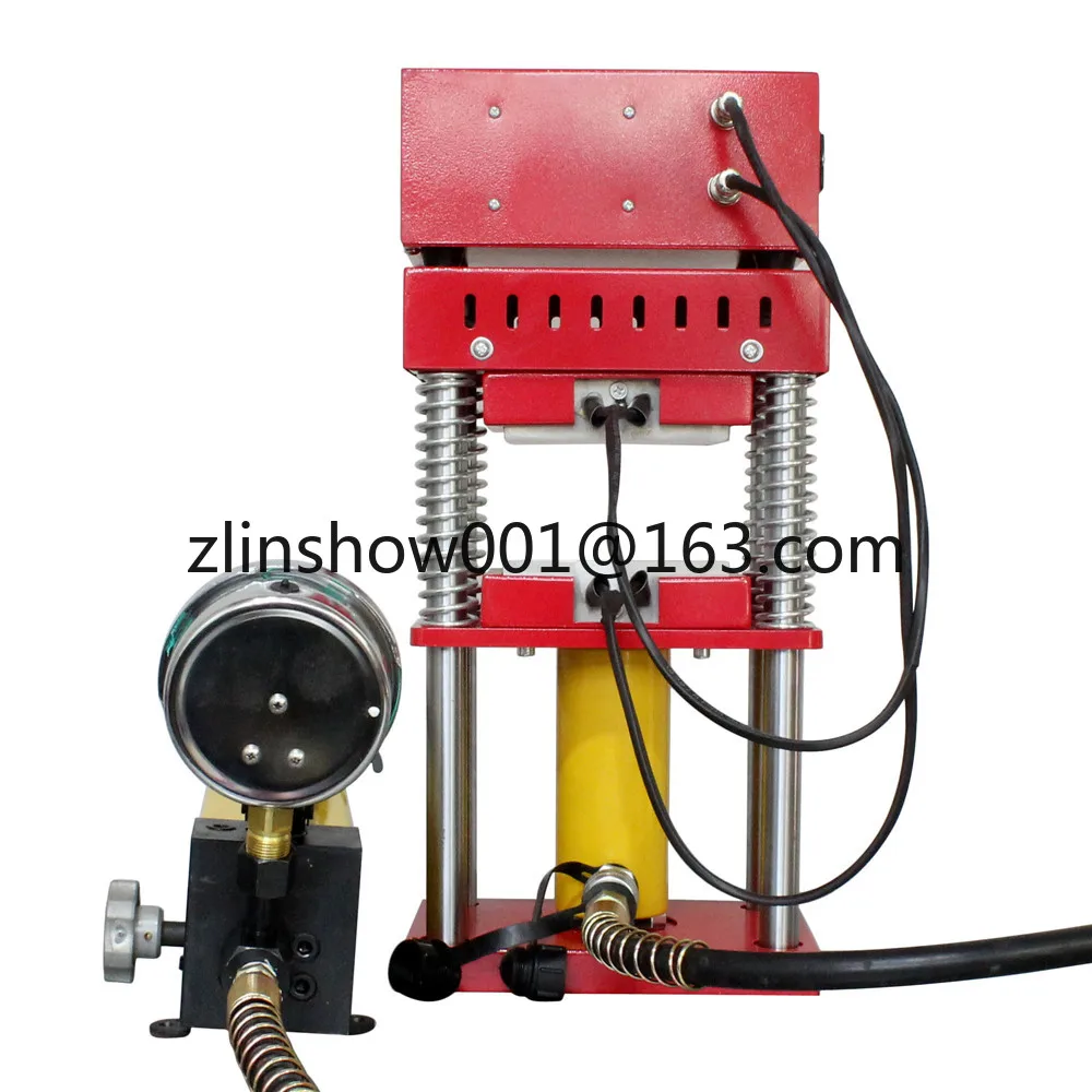 15Ton Hydraulic Rosin Press Machine AR1701 800W 4.7x4.7 Inch  Dual Heating Plates Professional Oil Wax Extracting Tool