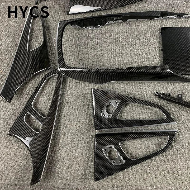 Personalized custom car real carbon fiber interior accessories for Audis  A5 Q5 FY 8R